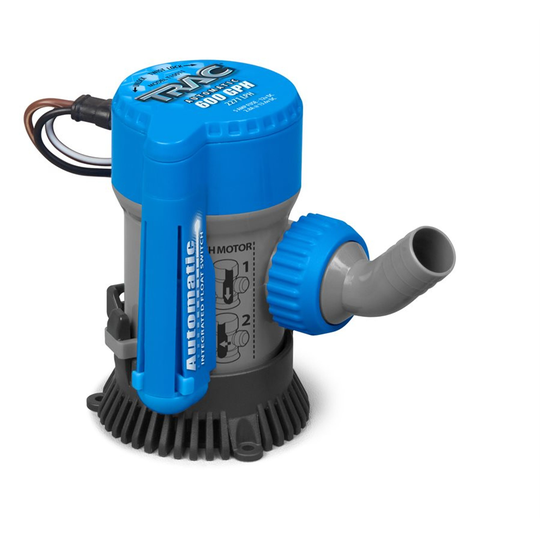 Automatisk lænsepumpe trac, 600gph, 12v