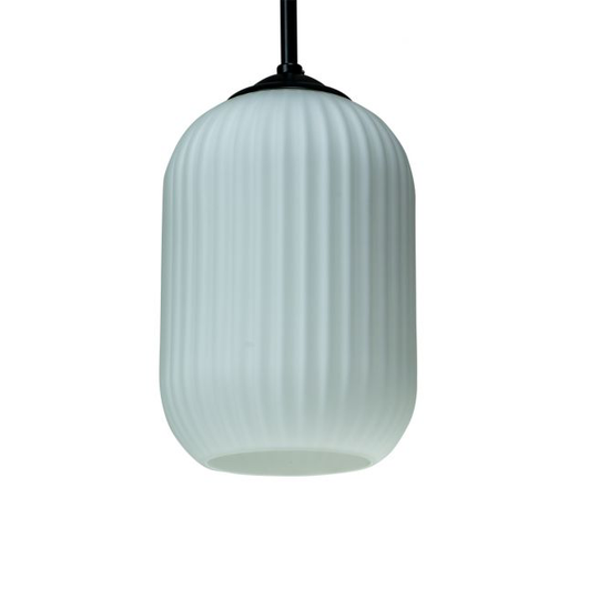 Dyberg Larsen Riflet Floor lamp Opal