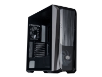 Cooler Master MasterBox 500 - Mid tower - udvidet ATX - sidepanel med vindue (hærdet glas) - ingen strømforsyning (ATX) - sort - USB/Lyd