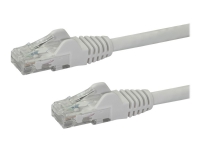 StarTech.com 2m CAT6 Ethernet Cable, 10 Gigabit Snagless RJ45 650MHz 100W PoE Patch Cord, CAT 6 10GbE UTP Network Cable w/Strain Relief, White, Fluke