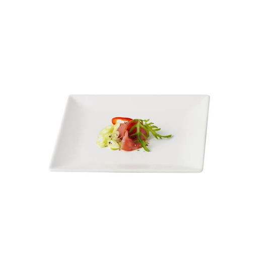 Aida Quadro stoneware flad tallerken hvid 1 stk -40110