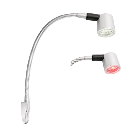 Kurs led læselampe, 330mm mat sølv