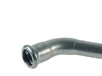 VSH bøjning 45° muffe/nippel 22 mm syrefast