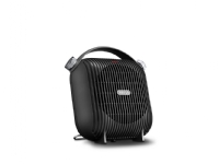 De’Longhi HFS30C24.DG, Blæser med elektrisk områdevarmer, Keramisk, IP21, Indendørs, Skrivebord, Gulv, Bord, Sort
