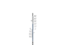 TFA-Dostmann 12.5011, Udendørs, Sølv, Metal, Vindue, °C, -30 - 50 °C