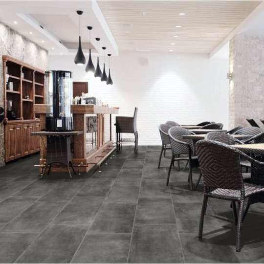 Magica Pietra Limestone Black Rett. - 60x60 flise