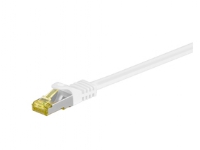 MicroConnect - Netværkskabel - RJ-45 (han) til RJ-45 (han) - 2 m - SFTP, PiMF - CAT 7 - halogenfri, knastfri - hvid