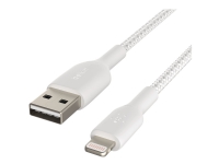 Belkin BOOST CHARGE - Lightning-kabel - Lightning han til USB han - 2 m - hvid - for Apple iPad/iPhone/iPod (Lightning)
