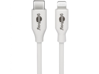 Goobay 39425, 1 m, Lightning, USB C, Hanstik, Hanstik, Hvid