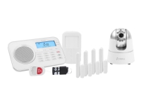 OLYMPIA Protect 9881 - Hjemmealarmsystem - trådløs - Mobil - 868.5 MHz - hvid