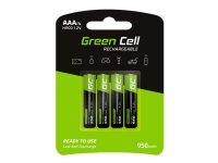Green Cell HR03 - Batteri 4 x AAA - NiMH - (genopladelige) - 950 mAh