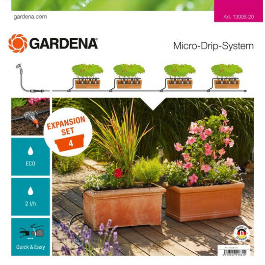 Gardena Udvidelsessæt Micro drip Plantekasser - 13006-20