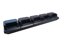 Koamtac GP-XVG525ASB - Opladningsdock/batterioplader - 5 output-stikforbindelser (Pogo) - sort - for Galaxy Xcover 5