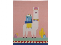 Lama De Luxe gulvtæppe til børn 95x125