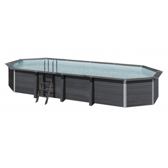 Swim & Fun Fuld komposit pool 8,04 x 3,86 x 1,24m - 2757