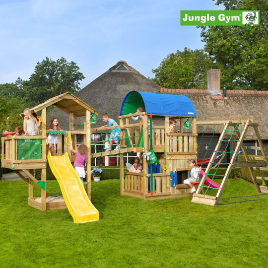 Jungle Gym Legeunivers 5 komplet inkl. rutschebane - 804-334