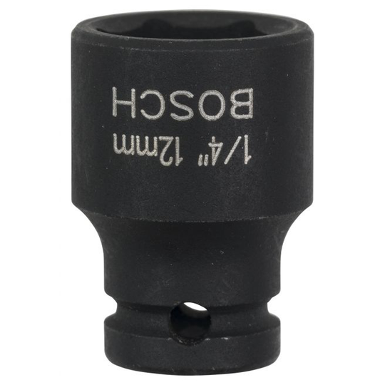 Bosch Topnøgle Impact 1/4x12mm Lgd 25mm - 1608551008