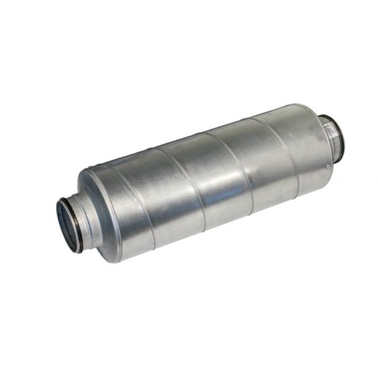 Duka Metal Lyddæmper Dslu Ø125x600mm 50mm Iso
