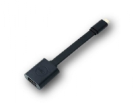 Dell - USB adapter - USB-C (han) til USB Type A (hun) - USB 3.1 - 13.2 cm - sort - for Dell 3260, 35XX, 55XX, 75XX, 77XX Chromebook 3110, 3110 2-in-