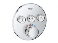 Grohe Smartc .termostat 3funk - til indbygning, rund 29121000