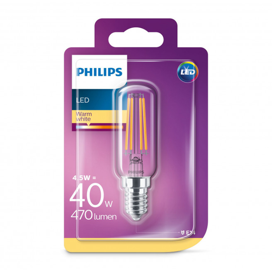 Philips LEDClassic Filament Emhætte 40W Klar ikke dæmp 1 stk - 8718699610173