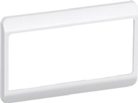 LAURITZ KNUDSEN Opus® 66 ramme 2 modul vandret, hvid.