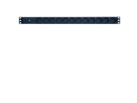 Retex 24155013, Basis, 0U/1U, Aluminium, Aluminium, Sort, 12 AC stikkontakt(er), 250 V