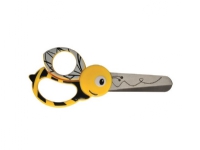 Fiskars 003665, Child, Straight cut, Single, Black,Grey,Yellow, Stainless steel, Semi-offset handle