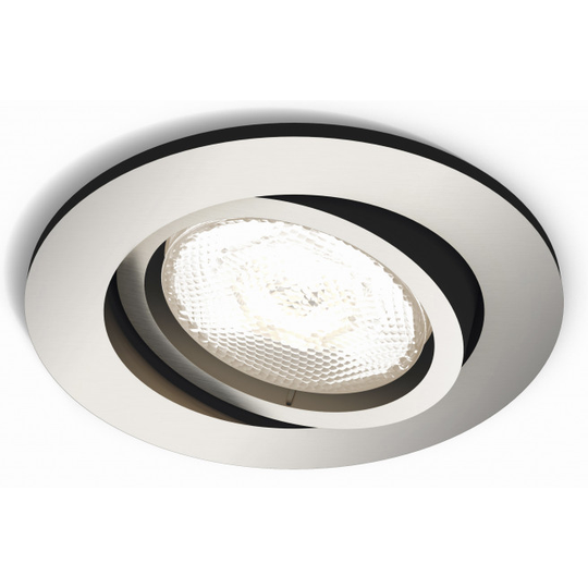 Philips Shellbark LED-indbygningsspot, Mat krom 1x4,5W