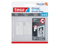 tesa 77772 tesa selvklæbende negle Hvid Indhold: 2 stk