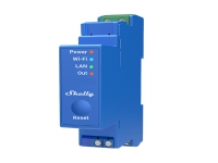 Shelly Pro 1, Blå, 802.11b, 802.11g, Wi-Fi 4 (802.11n), 2,4 GHz, 30 m, 13,35 dBmW, 1 kanaler