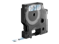 Labeltape DYMO® D1 sort på klar 9mm x 7m