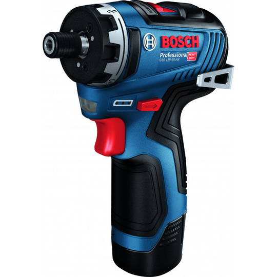 Bosch Skruemaskine Gsr 12V-35 Hx 2x3ah Karton - 06019J9101