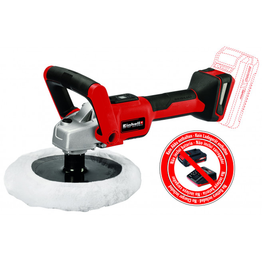 Einhell Poler/slibemaskine Ø180mm. Solo 18V - CE-CP 18/180 Li E - 2093320