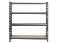 PROBUILDER - STÅLREOL 600KG M/4 MDF HYLDER