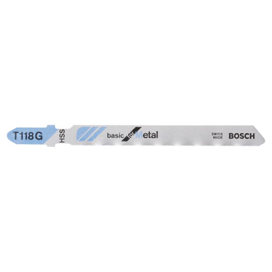 Bosch Stiksavklinge T 118 G Metal 5 Stk - 2608631012