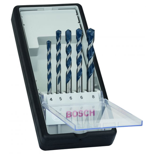 Bosch Betonborsæt Cyl5 4-8mm 5 Dele - 2608588165