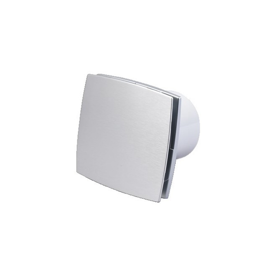 Duka EL 700 standard, front i børstet stål Ventilator