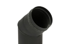 MB Sorte røgr. 80mmknærør 45 - knærør 45° x 1 mm. Keramisk pakning