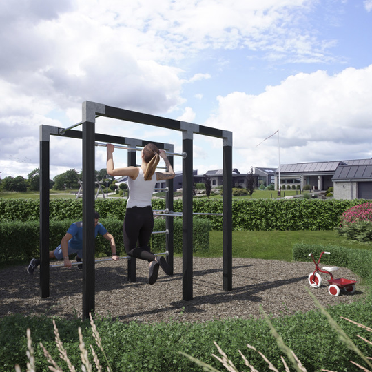 Plus Outdoor fitness - Model 2 - Sort - 179071-15