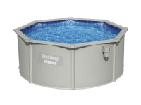 Bestway Hydrium 56574, 10990 L, Indrammet pool, Stige, Blå, Grå