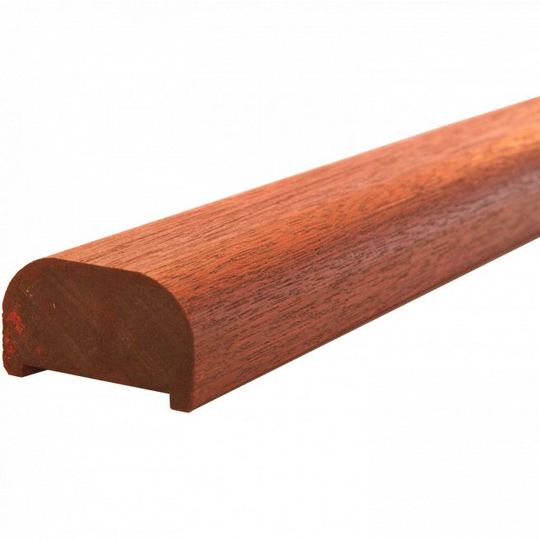 Plus Håndliste t/gelænder smig venstre - H 6 cm x L 197 cm - Maghoni