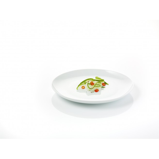 Aida Atelier Middagstallerken - Super Hvid 25cm 4stk