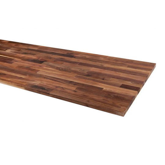 Bordplade Massivtræ Valnød, olieret - 202x61cm - 813091