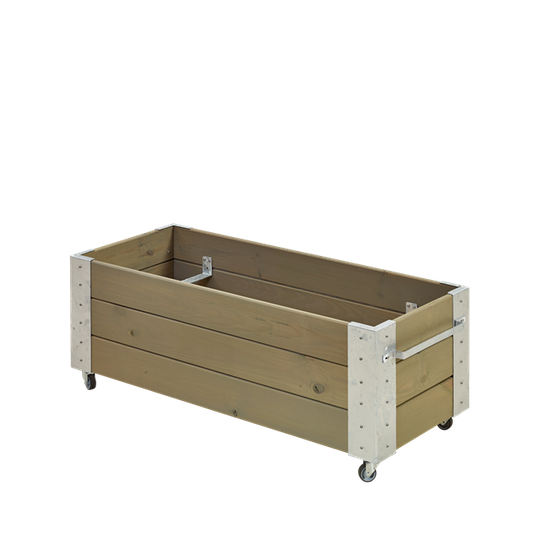 Plus Cubic blomsterkasse - 18261-18 Gråbrun