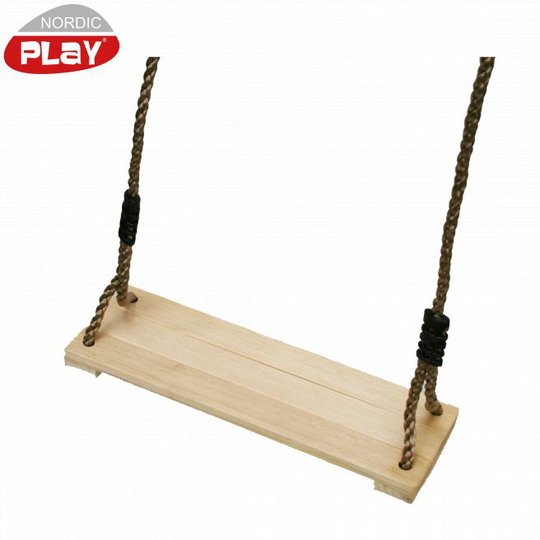 Gyngesæde Træ M/reb