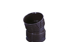 Bøjning 15 gr. DN250. 282mm - med 2 muffer. Wavin X-Stream sort PP