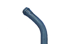 PVC bøjning 45° 110mm PN10 - med fast muffe. Wavin