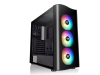Thermaltake View TG 23 ARGB - Tower - ATX - sidepanel med vindue (hærdet glas) - ingen strømforsyning (PS/2) - sort - USB/Lyd