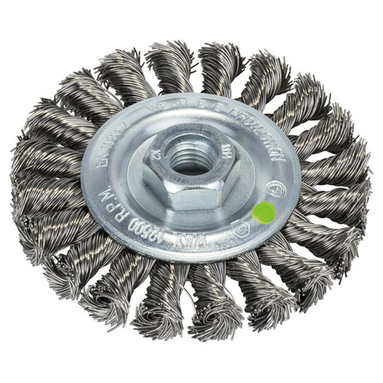Bosch Skivebørste Flet Rustfrit Ø100mm M14 - 2609256509